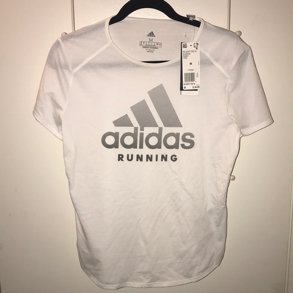 White adidas Running T-Shirt